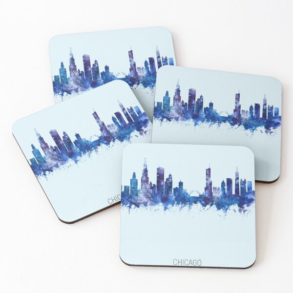 Item preview, Chicago Illinois Skyline designed and sold by ArtPrints.