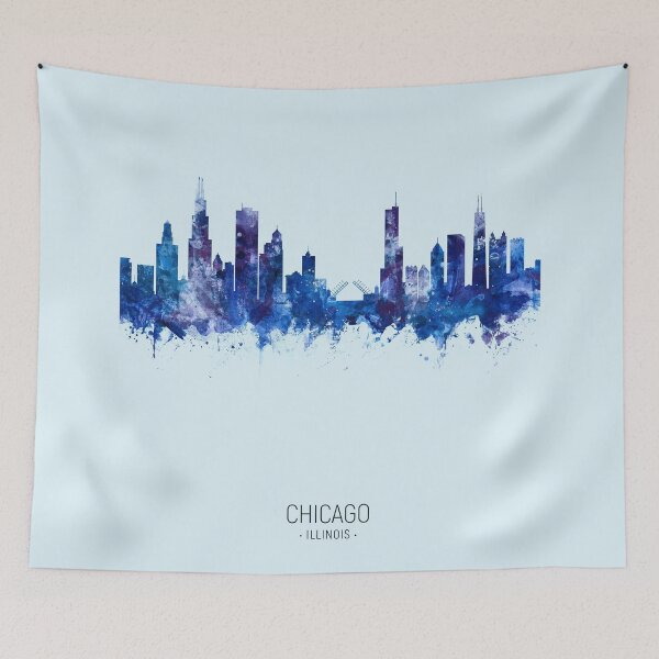 Item preview, Chicago Illinois Skyline designed and sold by ArtPrints.