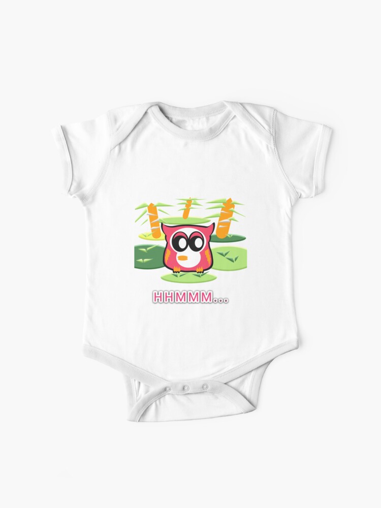 Cute Pinky Owl Baby One Piece By Initial R Redbubble