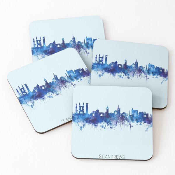 Item preview, St Andrews Scotland Skyline designed and sold by ArtPrints.