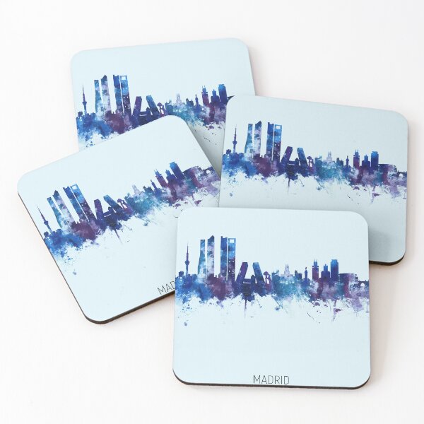 Item preview, Madrid Spain Skyline designed and sold by ArtPrints.