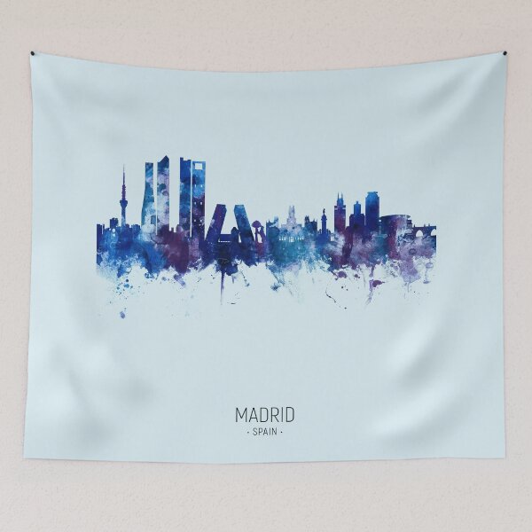 Item preview, Madrid Spain Skyline designed and sold by ArtPrints.