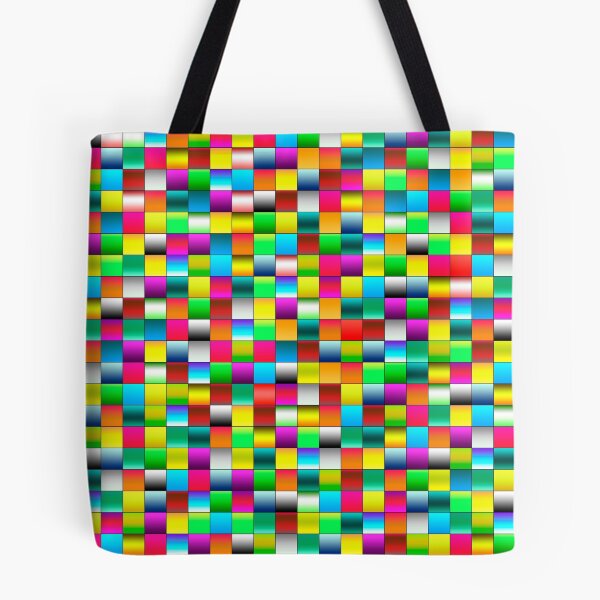 Item preview, Colored squares pillow designed and sold by limecaptures.