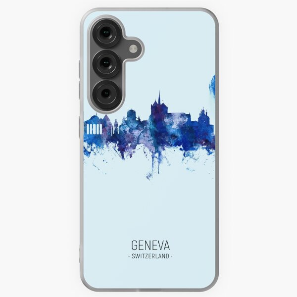 Item preview, Geneva Switzerland Skyline designed and sold by ArtPrints.