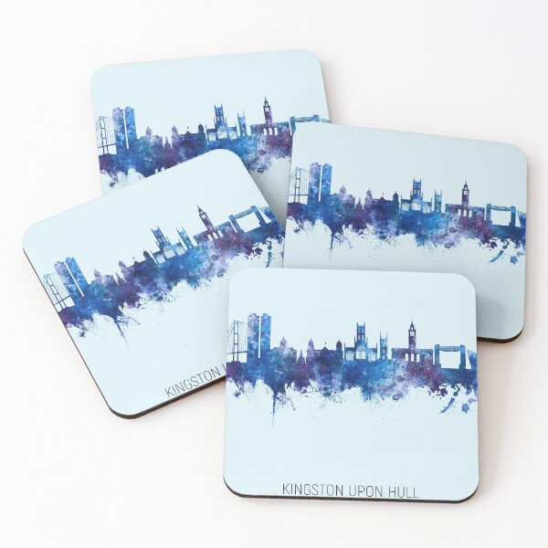 Item preview, Kingston upon Hull England Skyline designed and sold by ArtPrints.