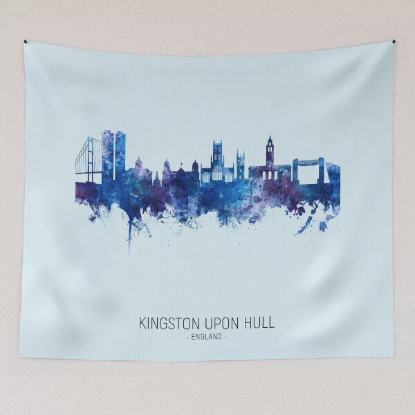 Item preview, Kingston upon Hull England Skyline designed and sold by ArtPrints.
