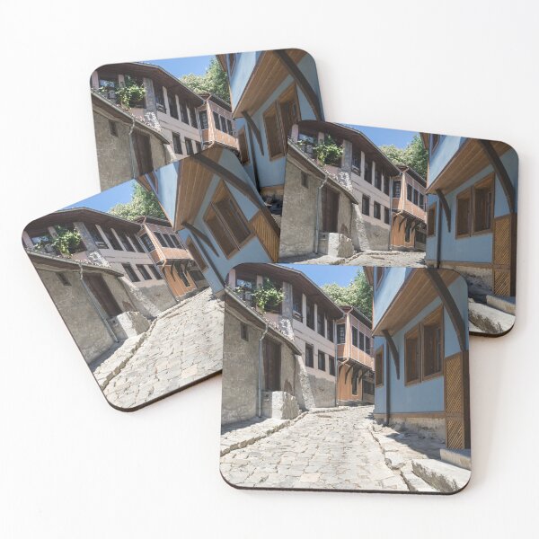 Item preview, Old Town Plovdiv - Cobblestone Street Sunshine Delight  designed and sold by Georgia Mizuleva.