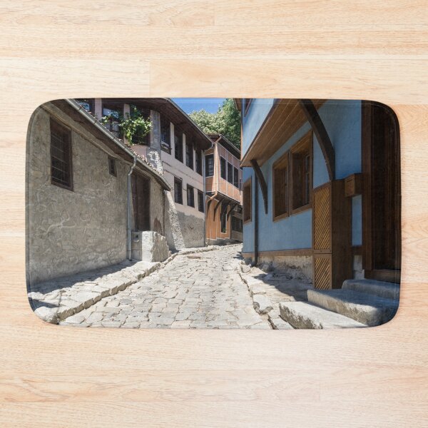 Item preview, Old Town Plovdiv - Cobblestone Street Sunshine Delight  designed and sold by Georgia Mizuleva.
