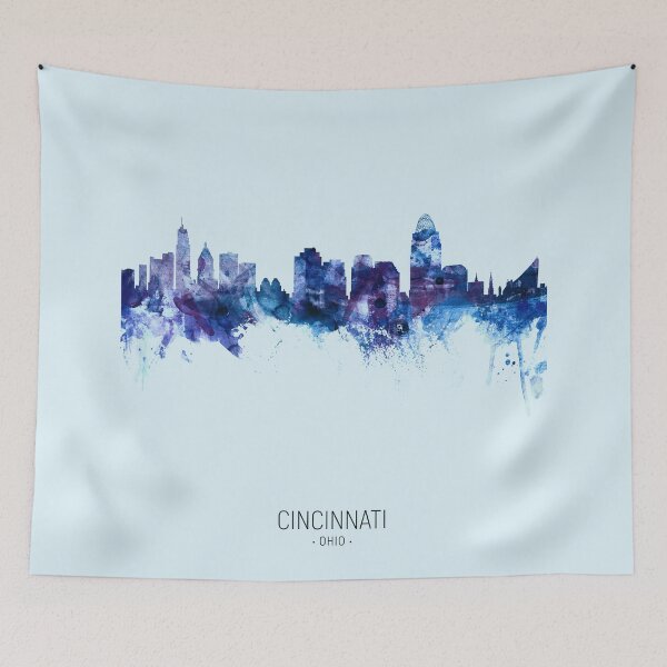 Item preview, Cincinnati Ohio Skyline designed and sold by ArtPrints.