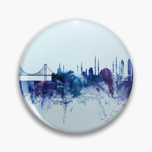 Artikelvorschau, Istanbul Turkey Skyline entworfen und verkauft von ArtPrints.