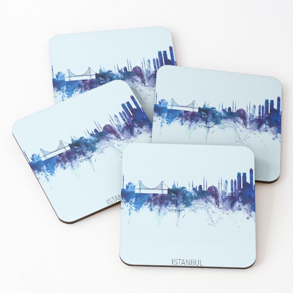 Artikelvorschau, Istanbul Turkey Skyline entworfen und verkauft von ArtPrints.