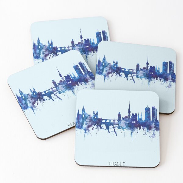 Item preview, Prague (Praha) Czech Republic Skyline designed and sold by ArtPrints.