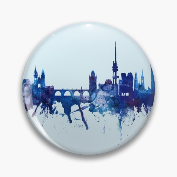 Item preview, Prague (Praha) Czech Republic Skyline designed and sold by ArtPrints.