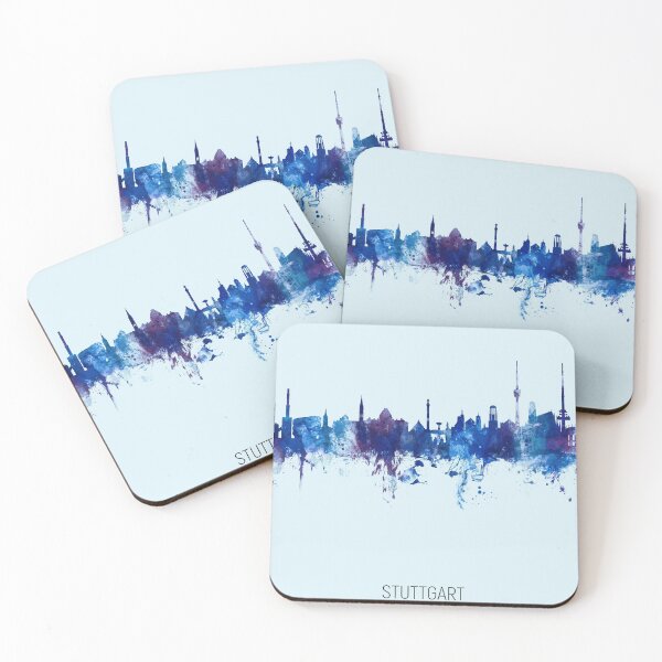 Item preview, Stuttgart Germany Skyline designed and sold by ArtPrints.
