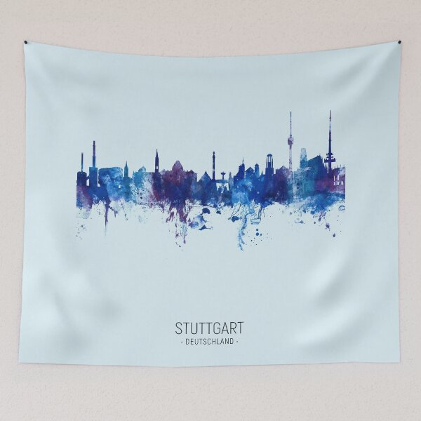 Item preview, Stuttgart Germany Skyline designed and sold by ArtPrints.