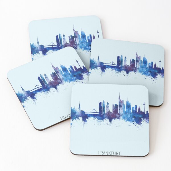 Item preview, Frankfurt Germany Skyline designed and sold by ArtPrints.