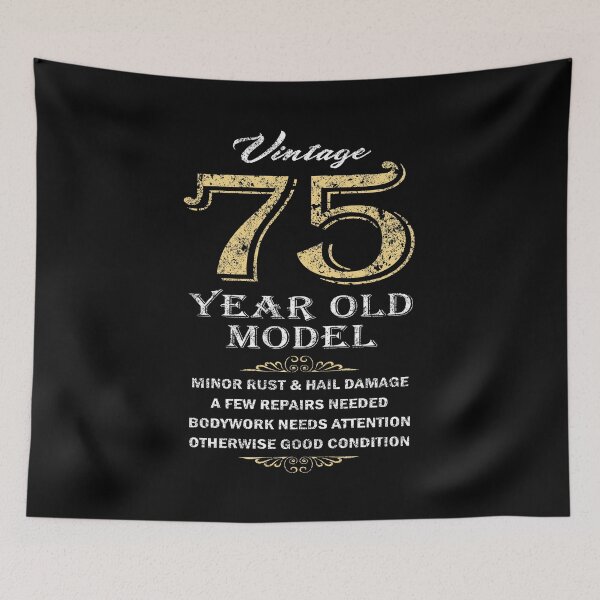 Item preview, 75th Birthday - Funny gift idea designed and sold by HobzyMerch.