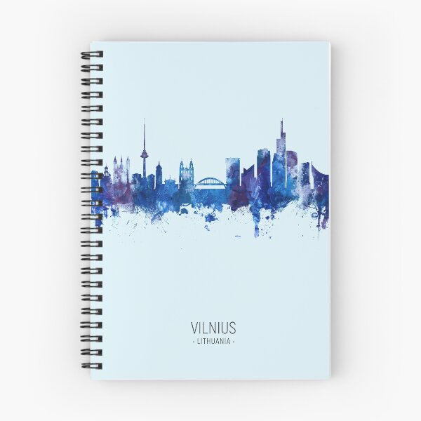 Item preview, Vilnius Lithuania Skyline designed and sold by ArtPrints.