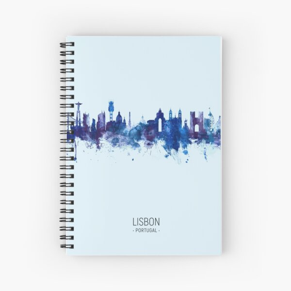 Aperçu de l'œuvre Lisbon Portugal Skyline créée et vendue par ArtPrints.