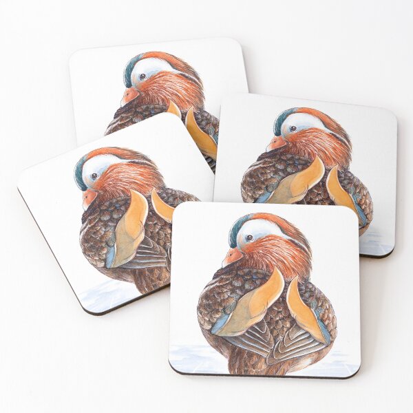 Item preview, Mandarin Duck Art by Nadya Neklioudova designed and sold by Nadya Neklioudova.
