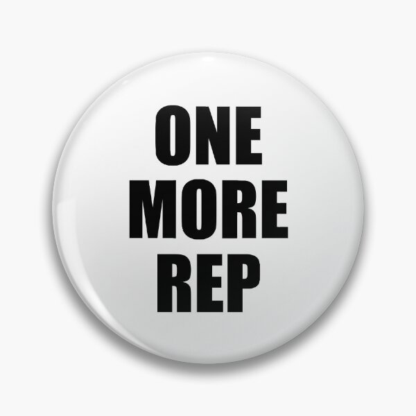 Item preview, One More Rep Gym Quote designed and sold by maniacfitness.