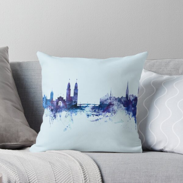 Item preview, Zurich Switzerland Skyline designed and sold by ArtPrints.