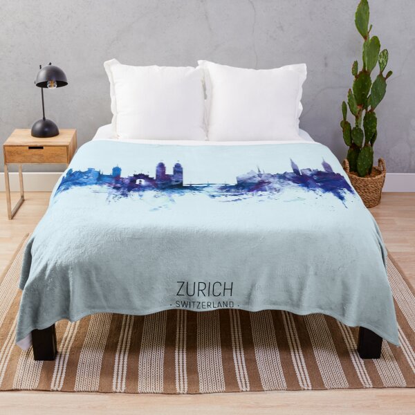 Item preview, Zurich Switzerland Skyline designed and sold by ArtPrints.