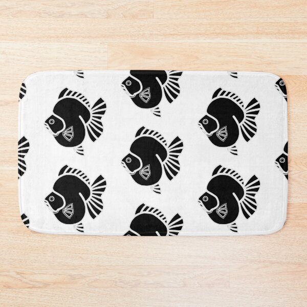 Item preview, Ryukin Full Black Goldfish Logo 0402 designed and sold by Nosnah.