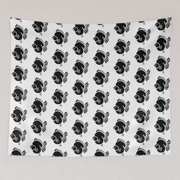 Item preview, Ryukin Full Black Goldfish Logo 0402 designed and sold by Nosnah.