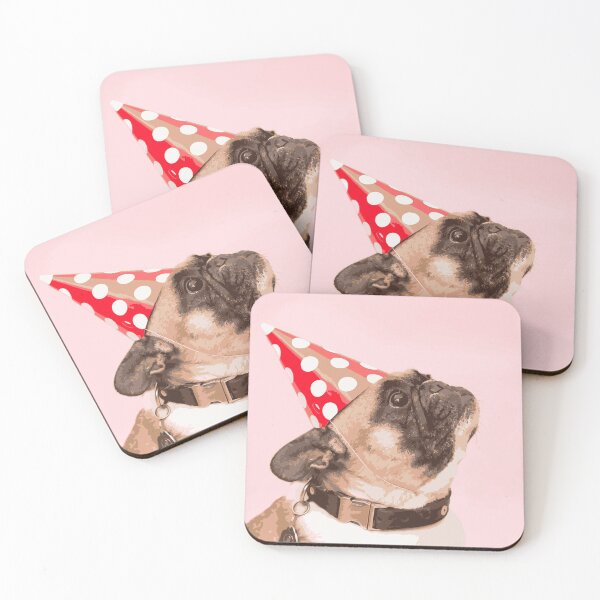 Item preview, French bulldog Birthday // dog // illustration designed and sold by Yoros.