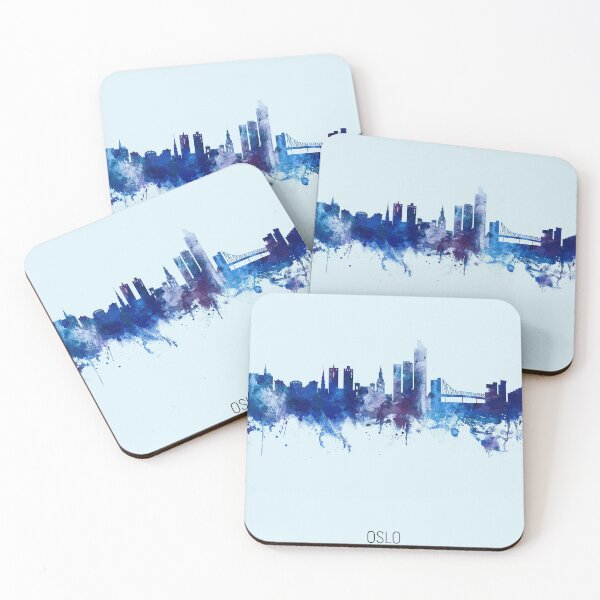 Item preview, Oslo Norway Skyline designed and sold by ArtPrints.