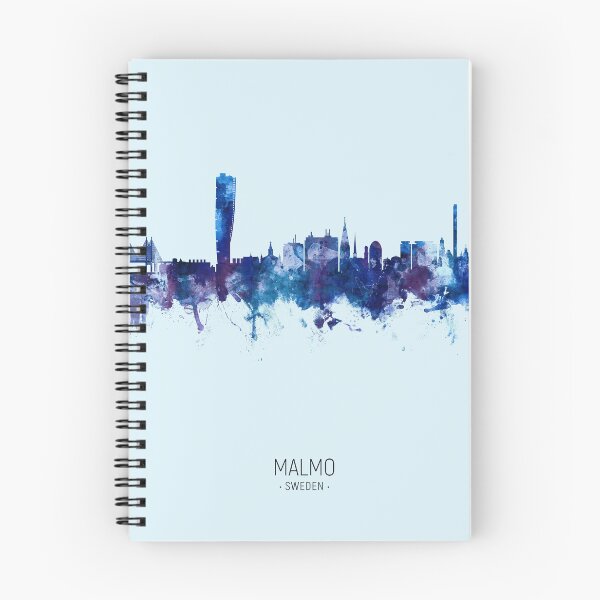 Item preview, Malmo Sweden Skyline designed and sold by ArtPrints.