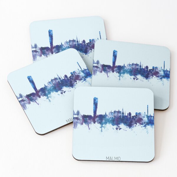 Item preview, Malmo Sweden Skyline designed and sold by ArtPrints.