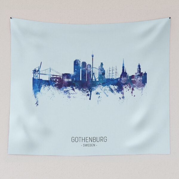 Item preview, Gothenburg Sweden Skyline designed and sold by ArtPrints.