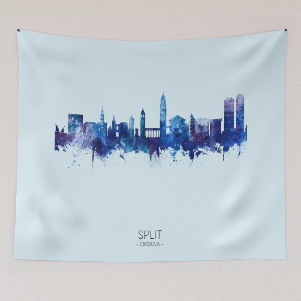 Item preview, Split Croatia Skyline designed and sold by ArtPrints.