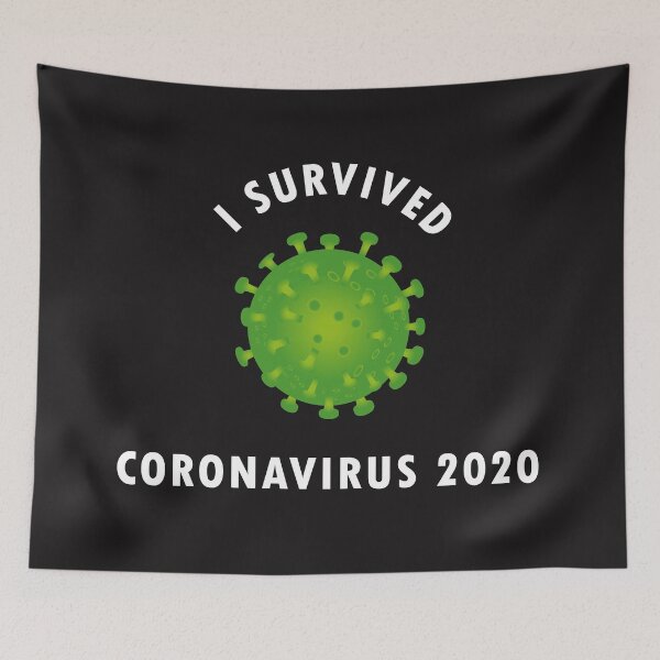 Item preview, coronavirus funny t shirt i survived coronavirus 2020 designed and sold by NabShirts ⭐⭐⭐⭐⭐.