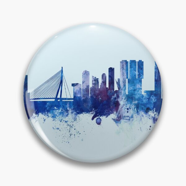Artikelvorschau, Rotterdam The Netherlands Skyline entworfen und verkauft von ArtPrints.