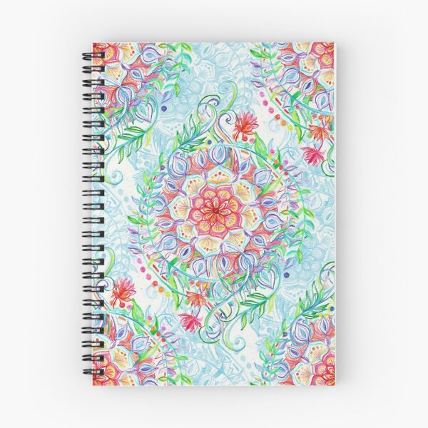 Item preview, Messy Boho Floral in Rainbow Hues designed and sold by micklyn.
