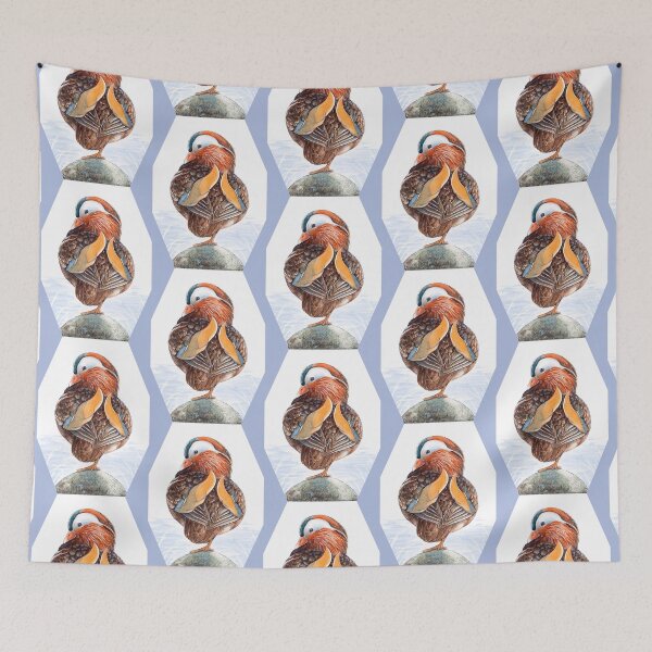 Item preview, Mandarin Duck Art by Nadya Neklioudova designed and sold by Nadya Neklioudova.