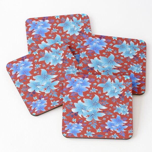 Item preview,  Blue Lily flower design. decorative, stylish, graceful, modernize, enhance designed and sold by jayne0524.