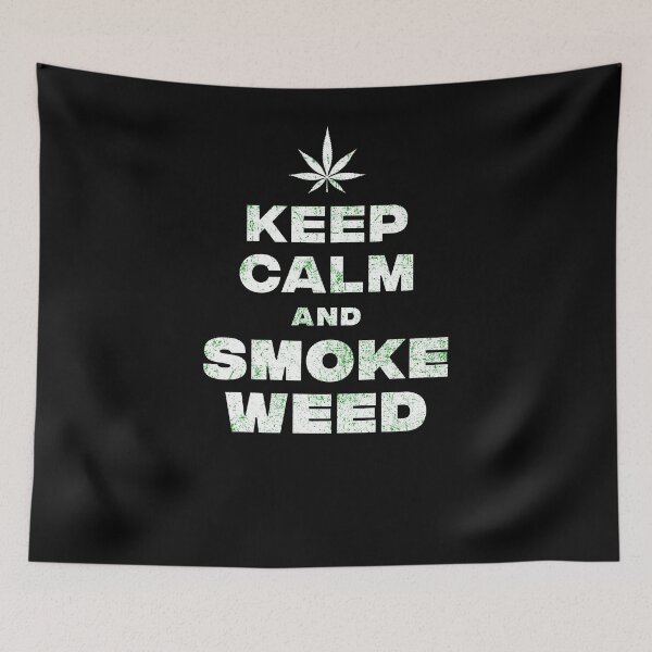 Item preview, Keep calm and smoke weed  designed and sold by Teecha.