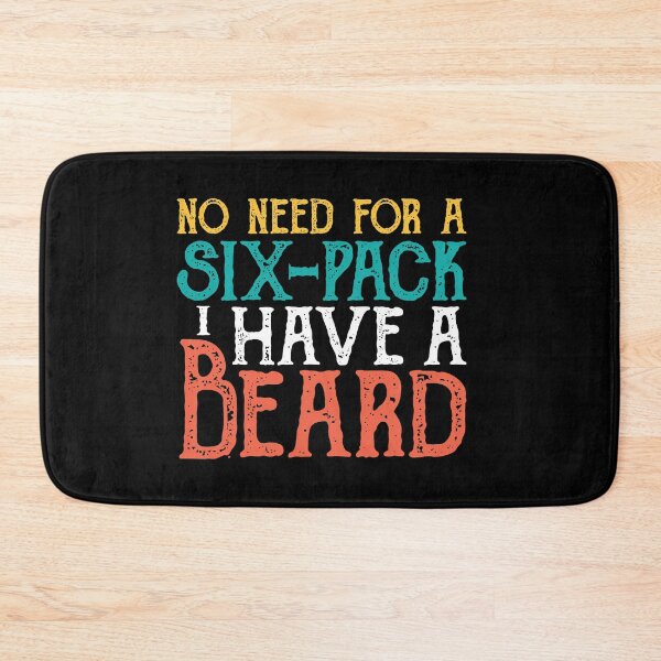 Item preview, No need for a six-pack I have a beard, funny beard lovers design designed and sold by emmjott.