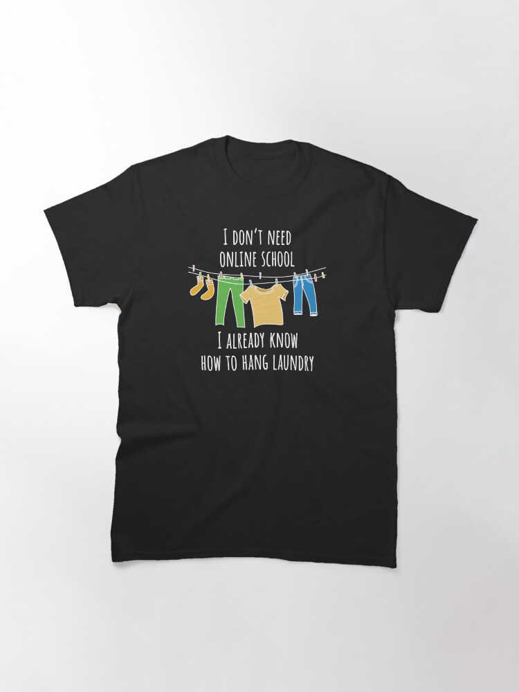 Alternate view of Online School. Classic T-Shirt
