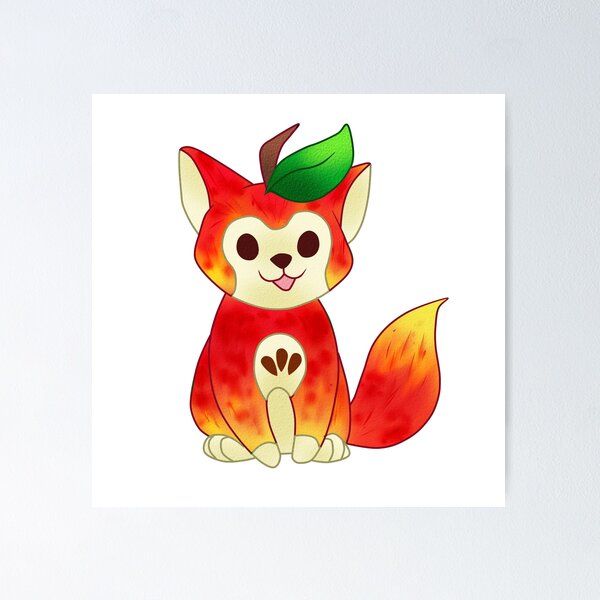 Item preview, FRUIT CATS: Gala Apple Cat designed and sold by GreysRainbow.
