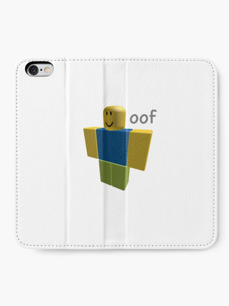 Roblox Noob Iphone Wallet By Vladipashov Redbubble - roblox bacon hair doing default dance