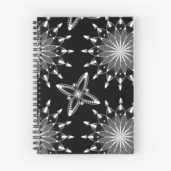 Aperçu de l'œuvre Mandala cercle noir et blanc créée et vendue par PreeBee.