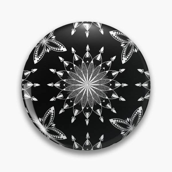Item preview, Black and white circle mandala  designed and sold by PreeBee.