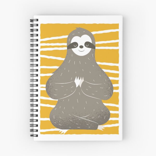 Item preview, Sloth in yoga pose sport hobby relaxation lazy fur animal designed and sold by Onair555.