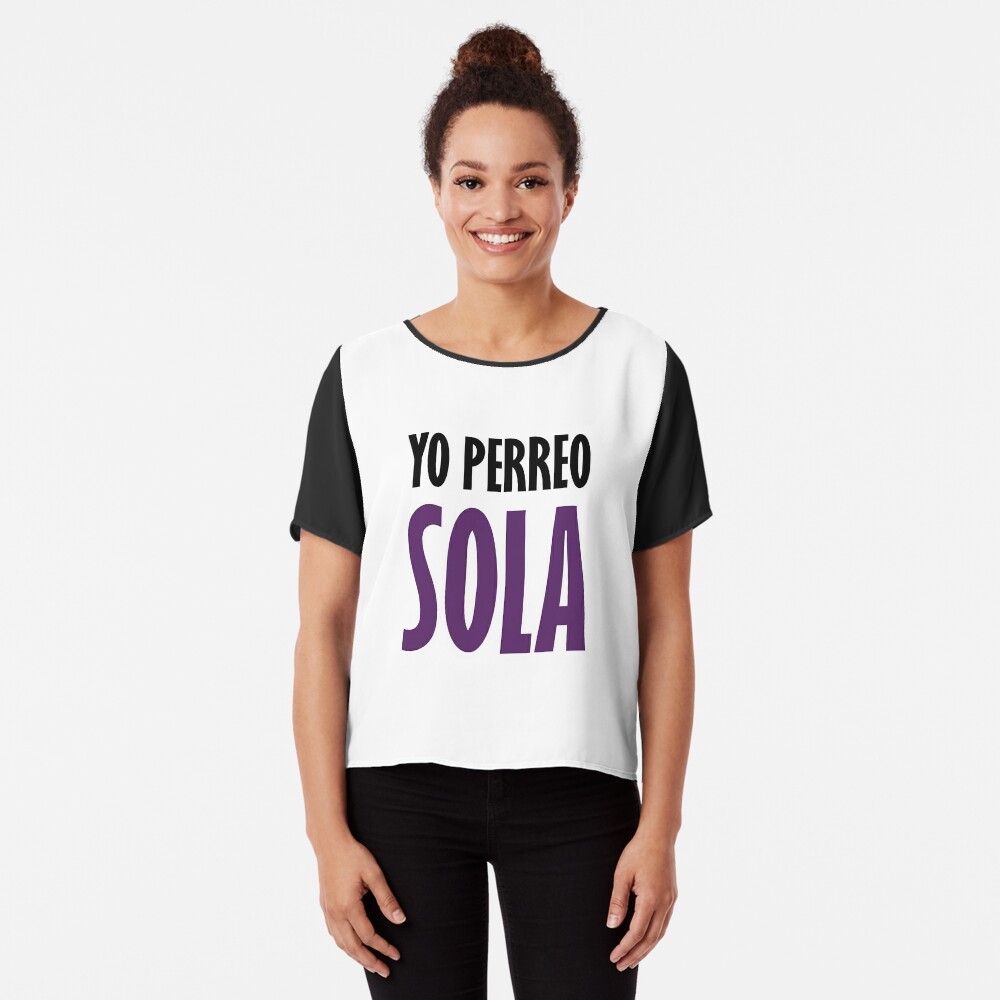 yo perreo sola shirt reggaeton