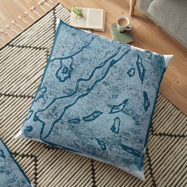 Ocean Surface Floor Pillow